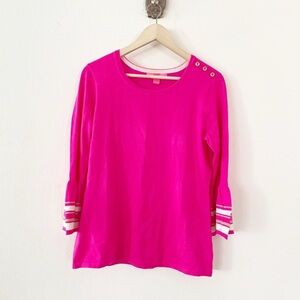 Lilly Pulitzer Hot Pink Callee Sweater